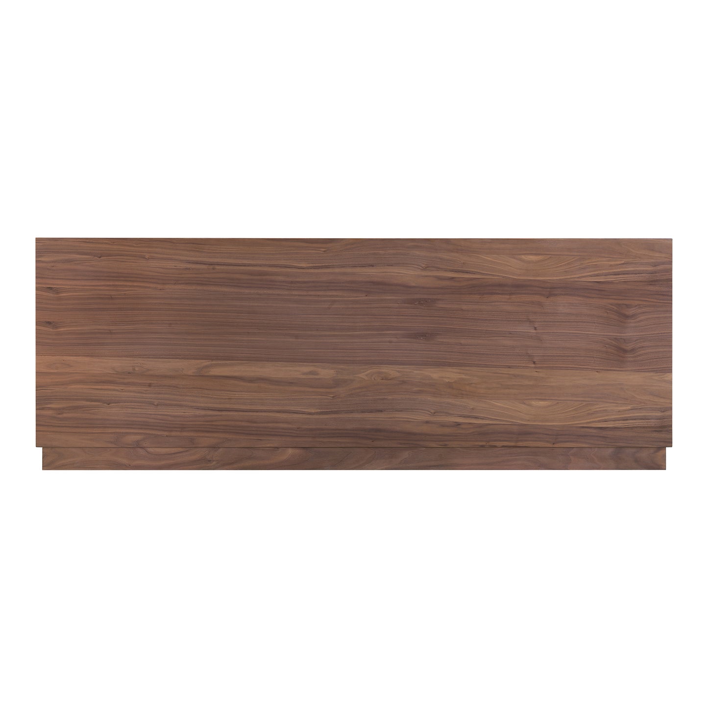 Round Off King Bed Walnut Brown by Moe's Home