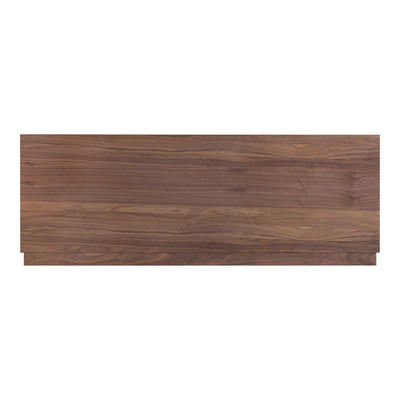Round Off King Bed Walnut Brown by Moe's Home