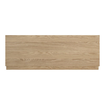 Round Off King Bed Light Oak Brown by Moe's Home