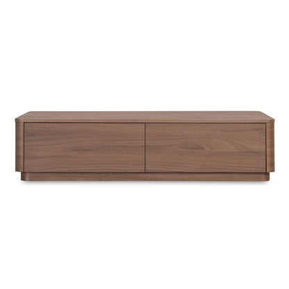 Round Off Coffee Table Walnut Brown | Brown