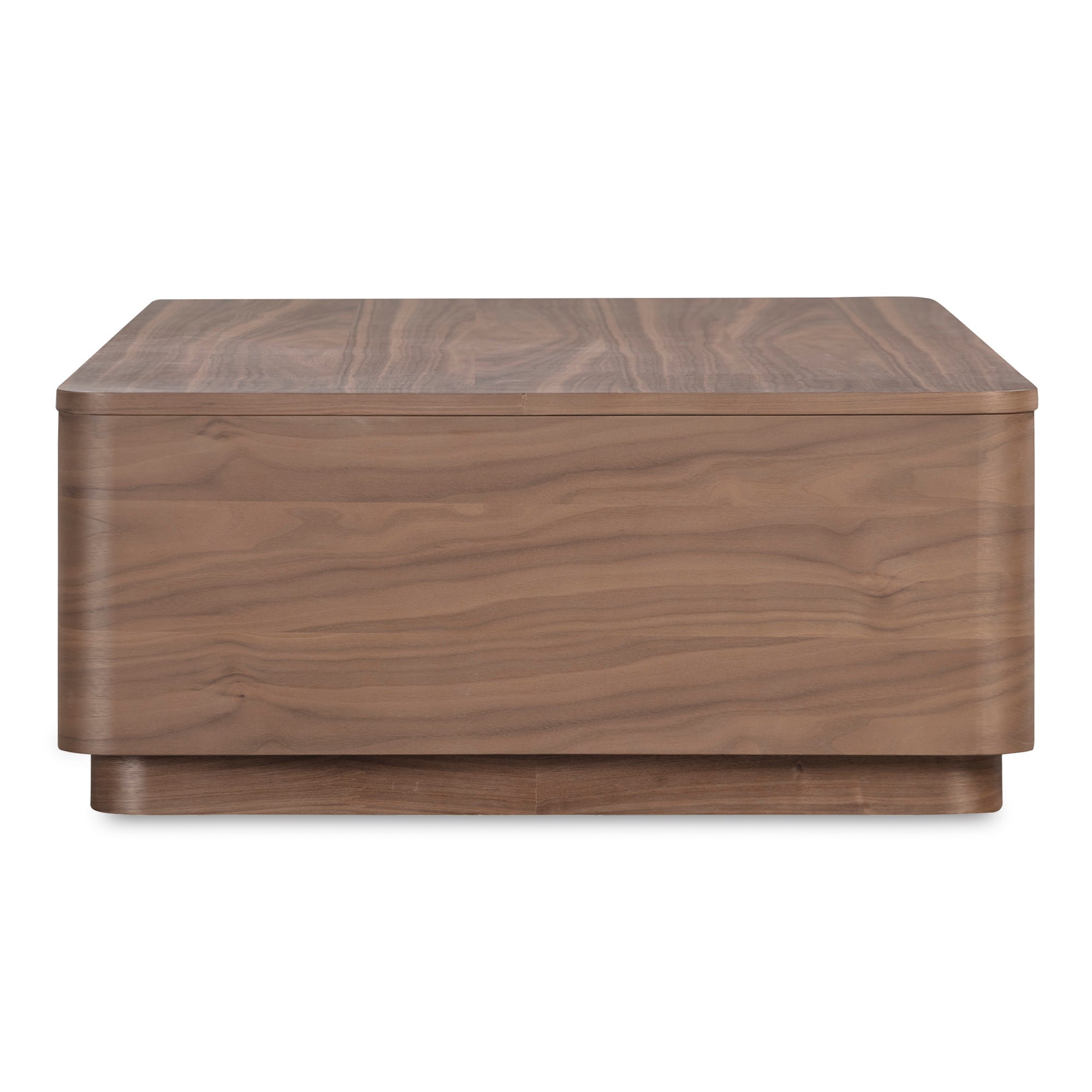 Round Off Coffee Table Walnut Brown