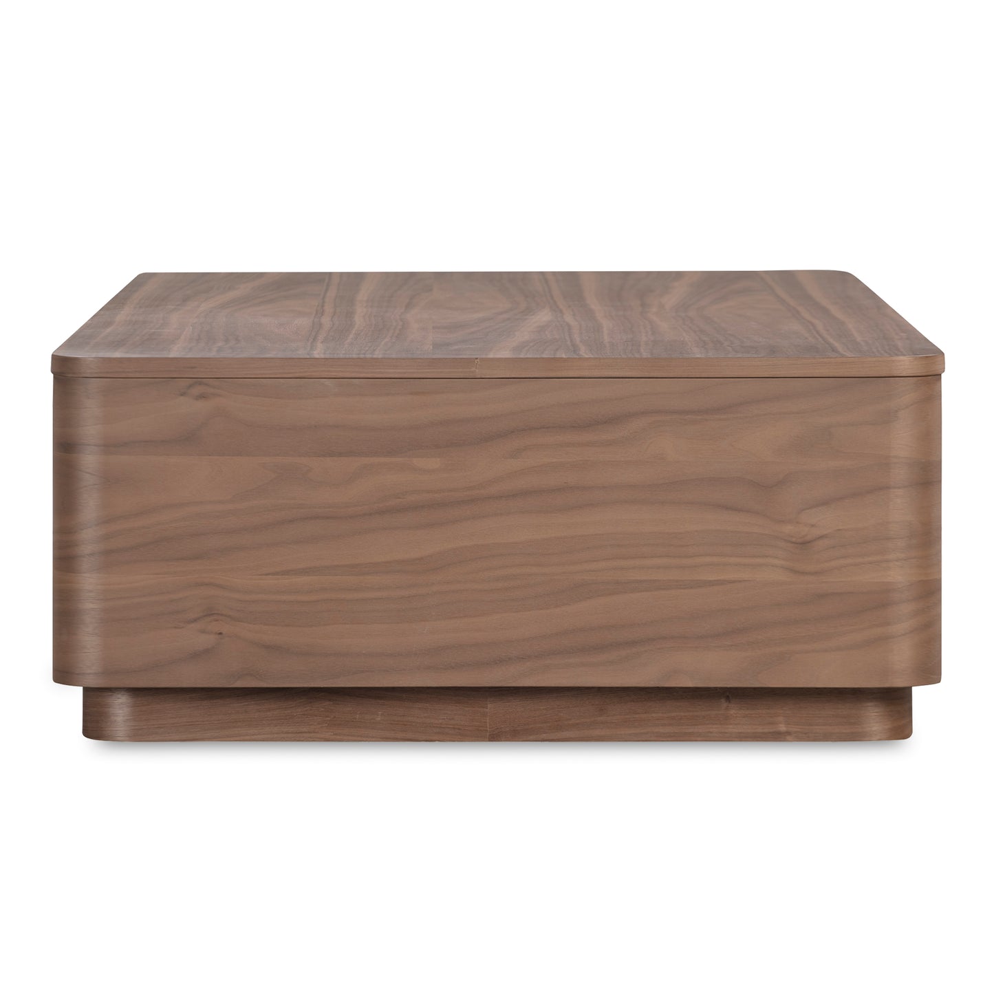 Round Off Coffee Table Walnut Brown by Moe's Home