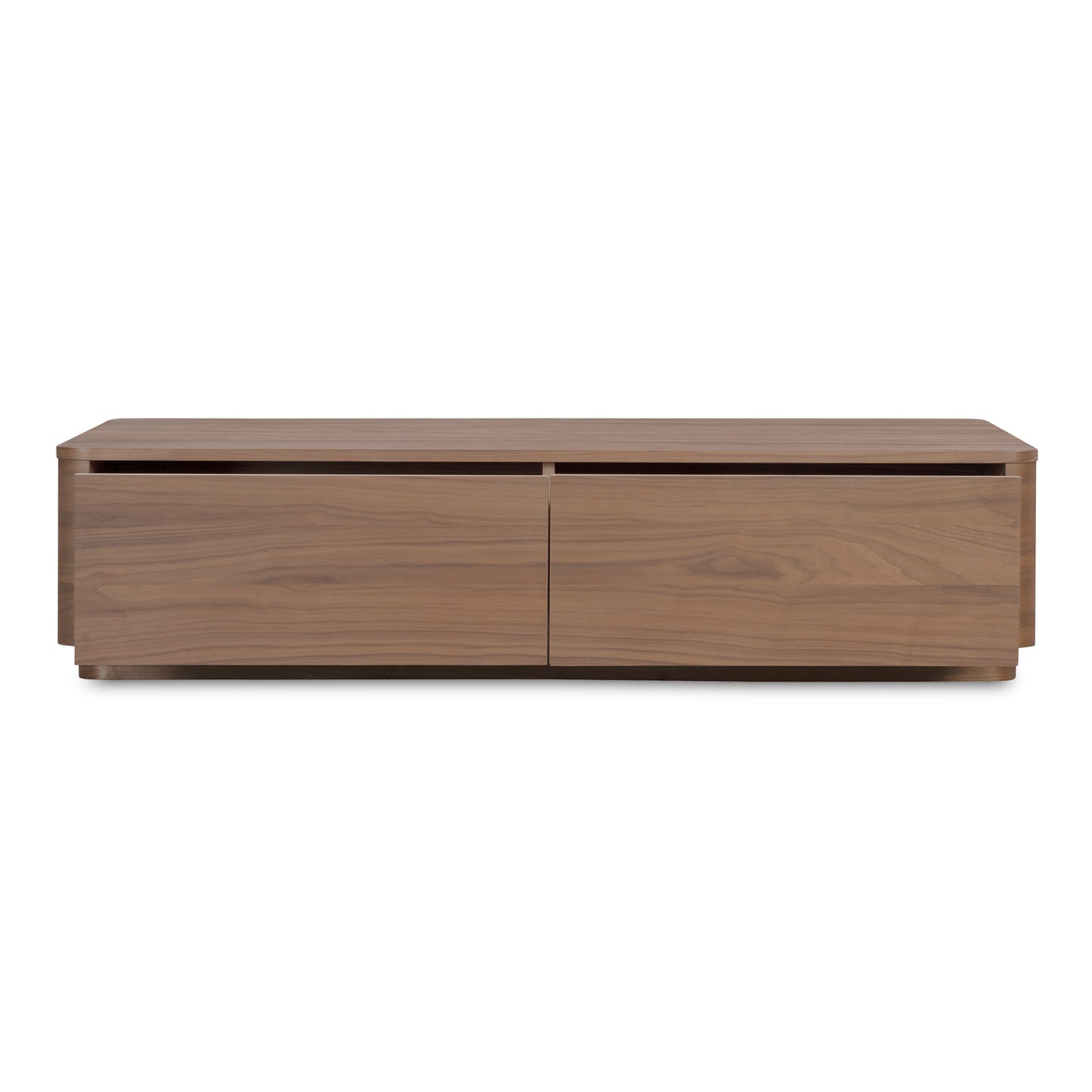 Round Off Coffee Table Walnut Brown by Moe's Home