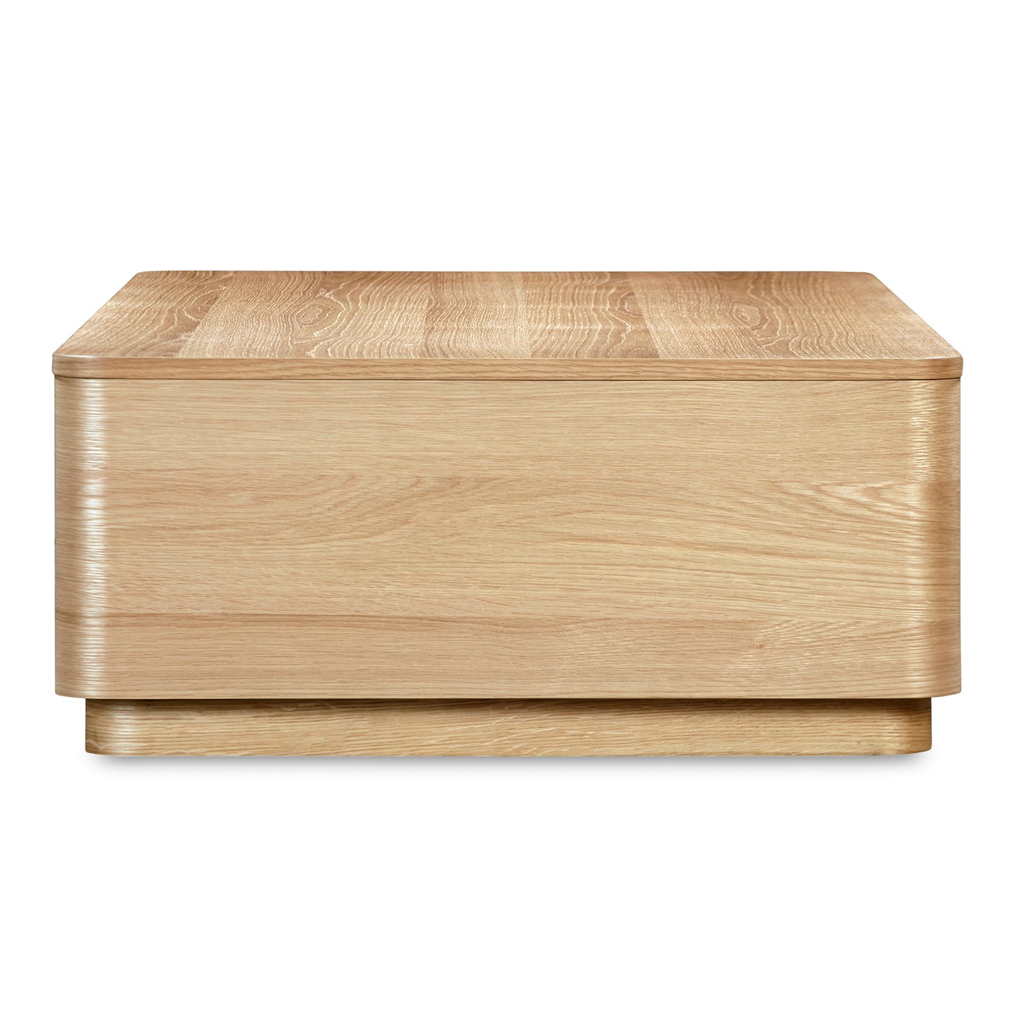 Round Off Coffee Table Natural Oak by Moe's Home