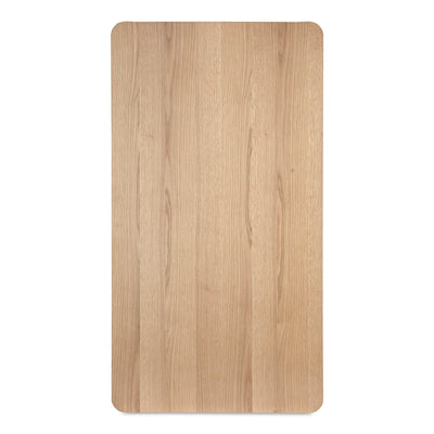 Round Off Coffee Table Natural Oak by Moe's Home