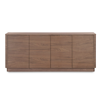 Round Off Sideboard Walnut Brown | Brown