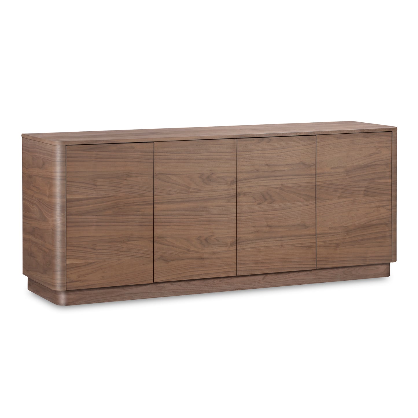 Round Off Sideboard Walnut Brown by Moe's Home