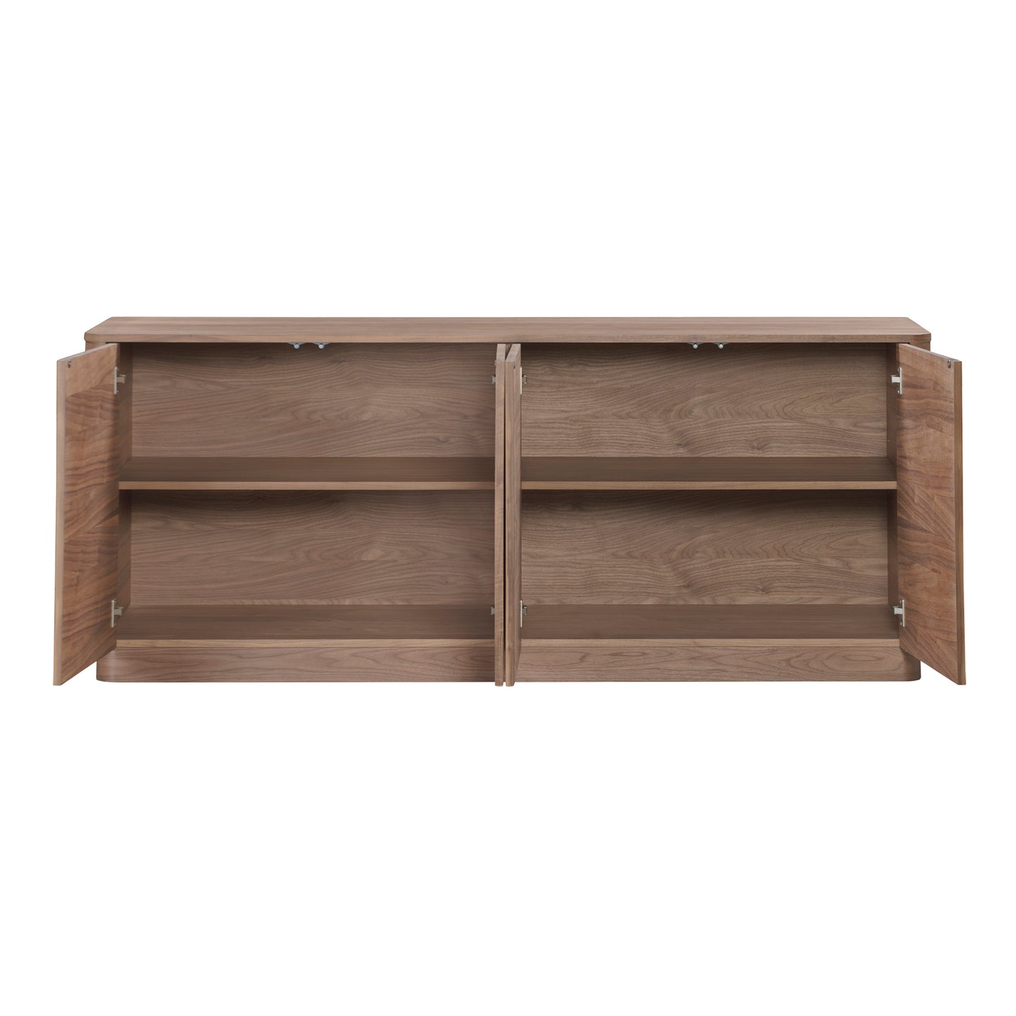 Round Off Sideboard Walnut Brown by Moe's Home