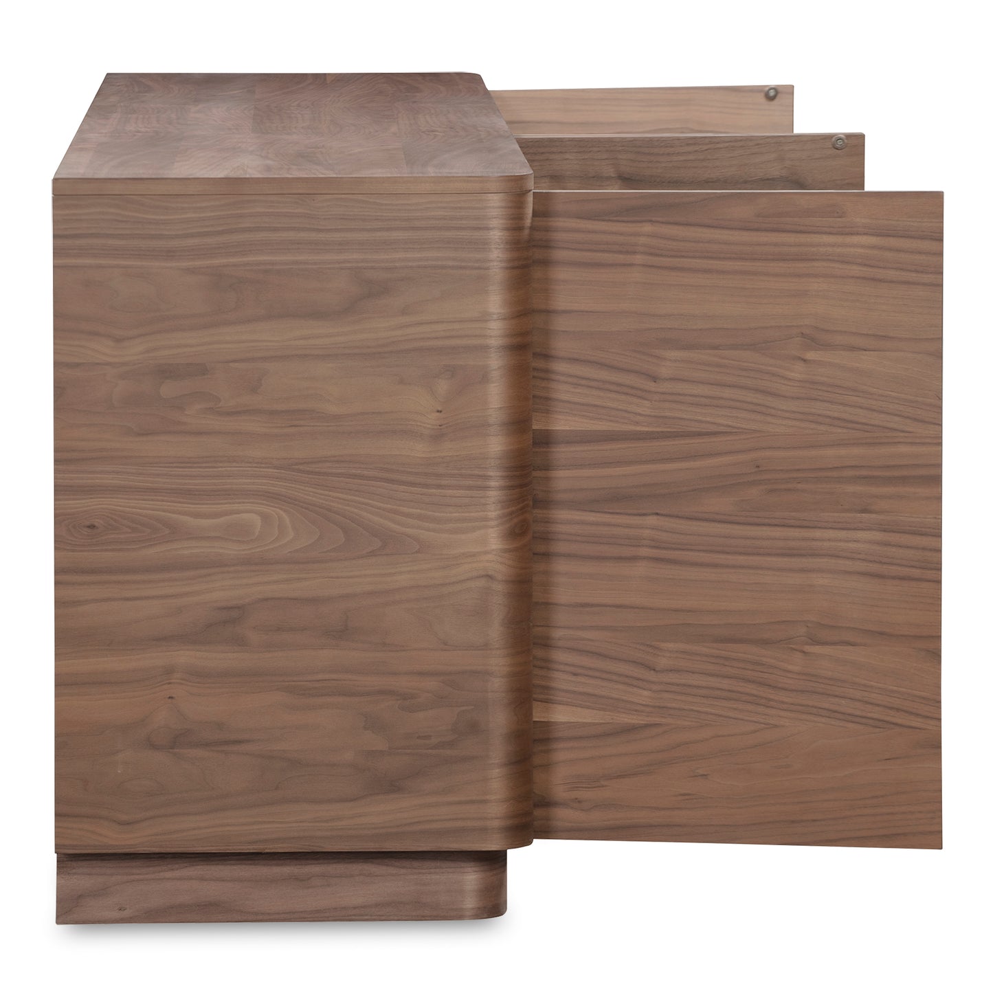 Round Off Sideboard Walnut Brown by Moe's Home