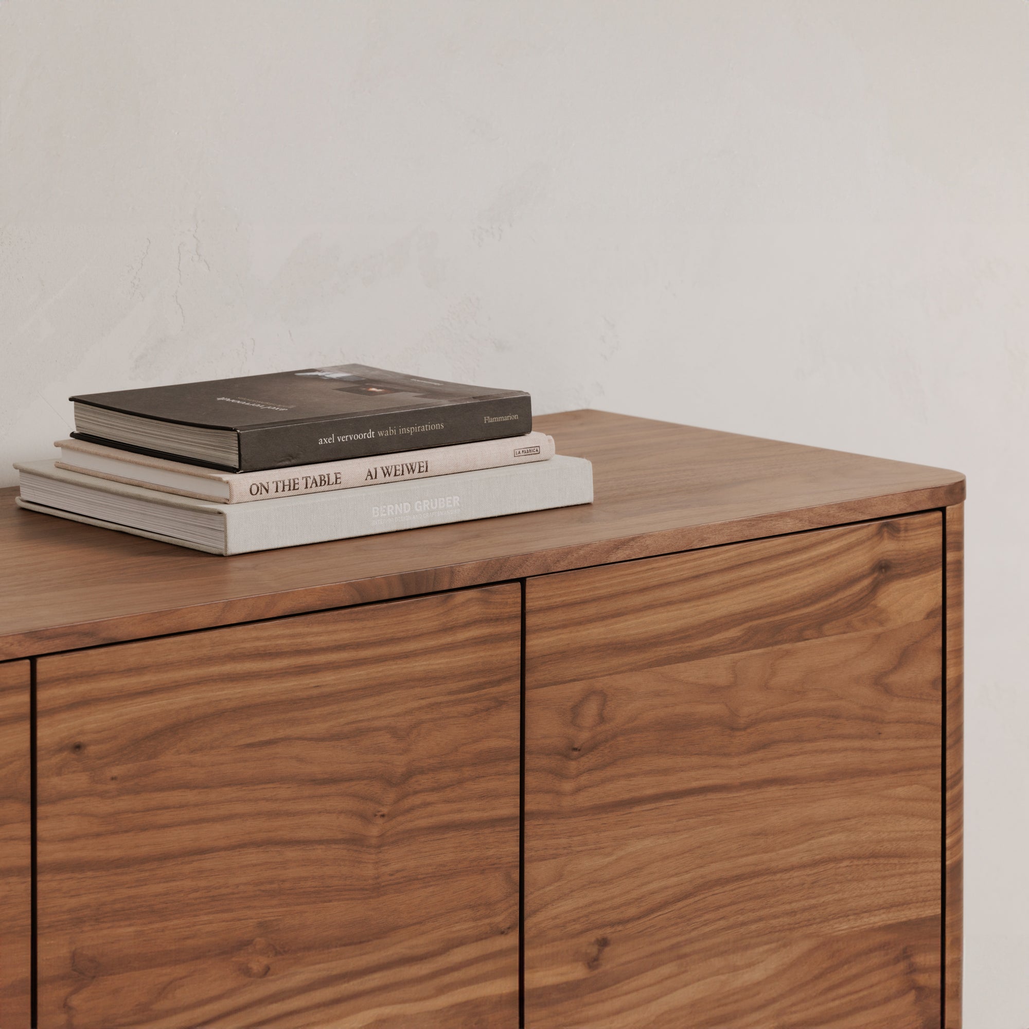 Round Off Sideboard Walnut Brown