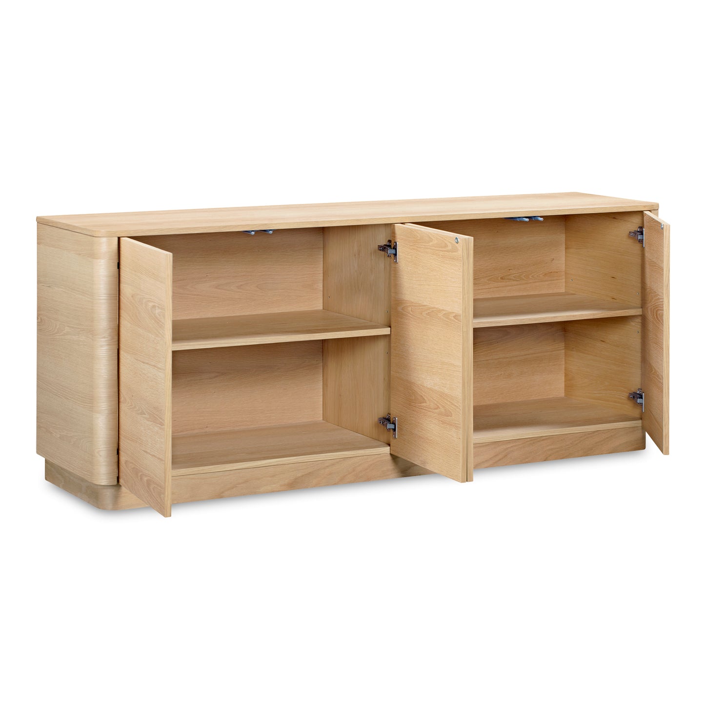 Round Off Sideboard Natural Oak by Moe's Home