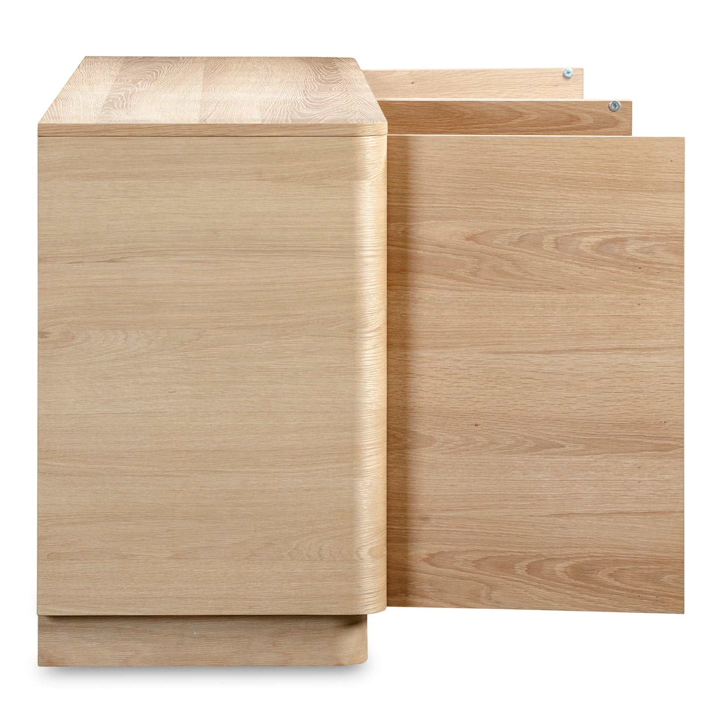 Round Off Sideboard Natural Oak by Moe's Home