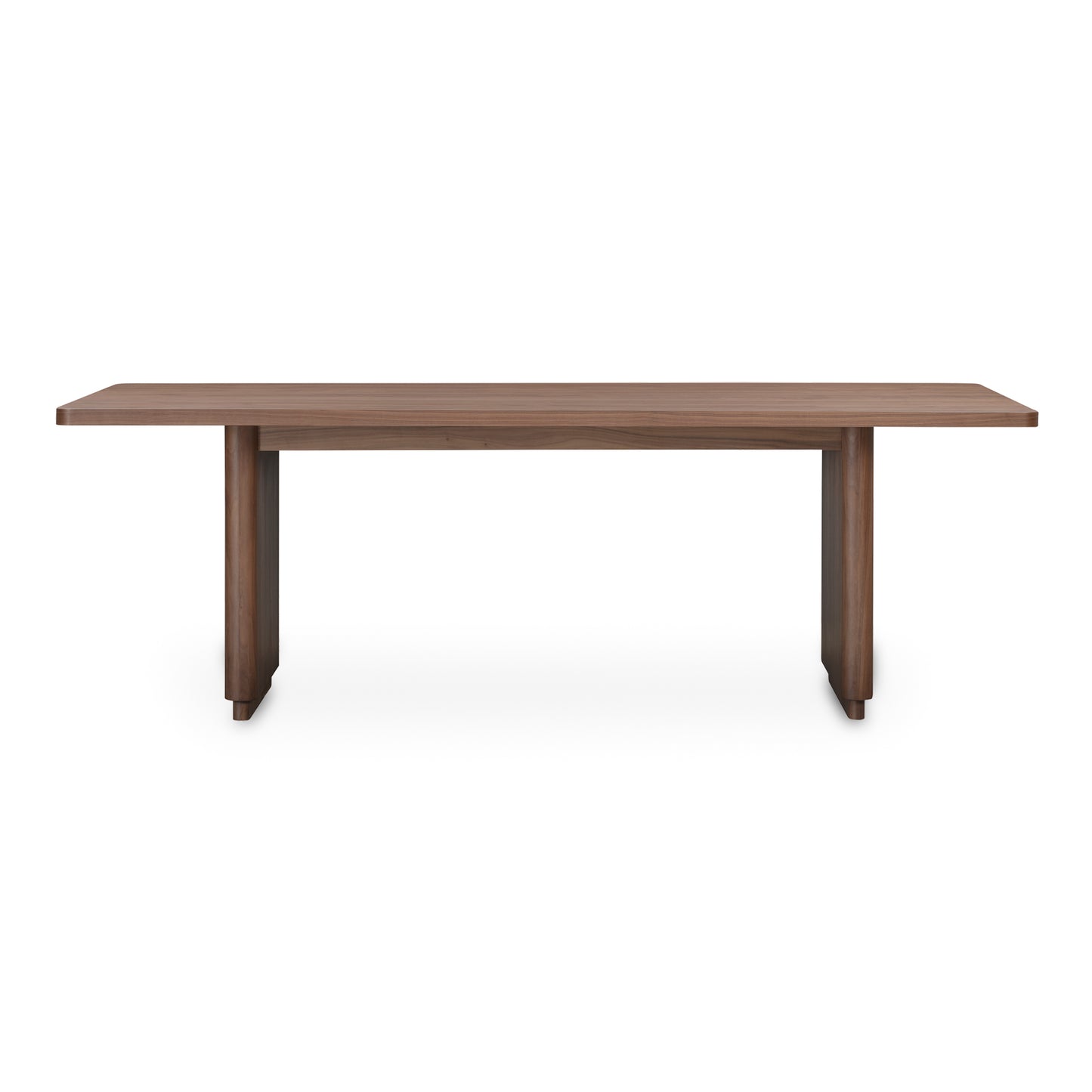 Round Off Small Dining Table Walnut Brown | Brown