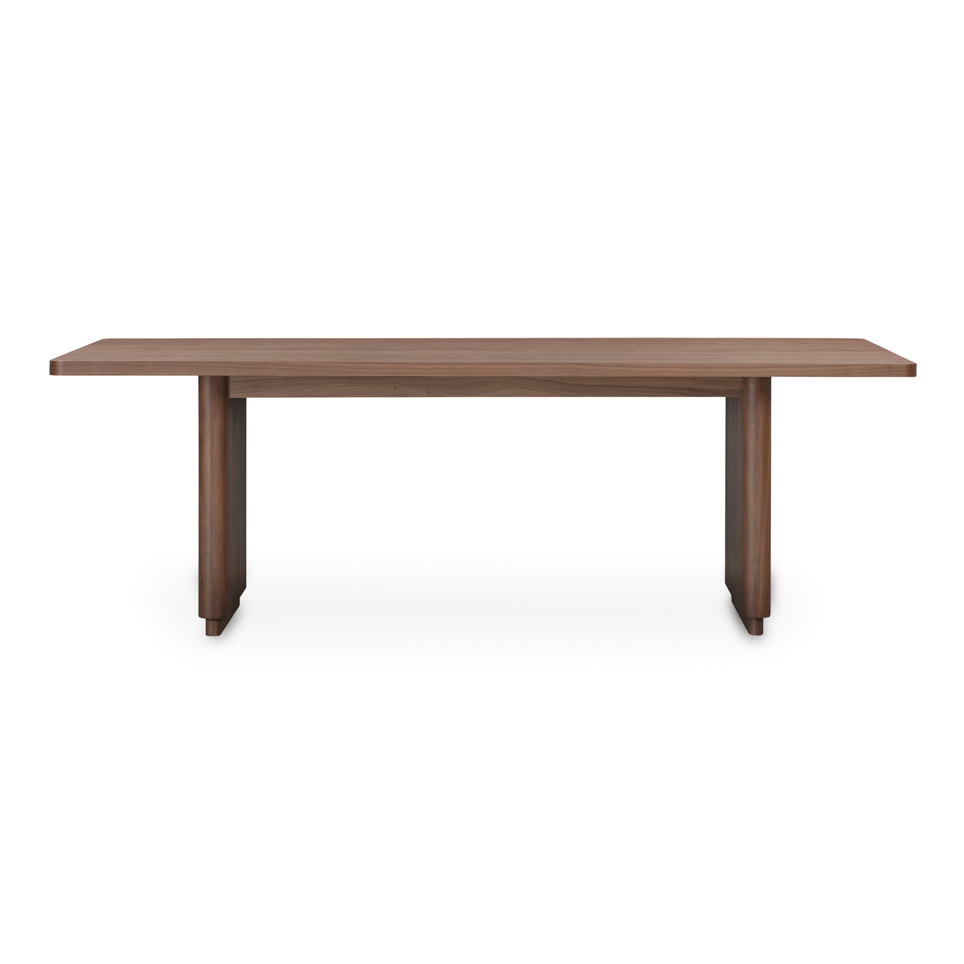 Round Off Small Dining Table Walnut Brown | Brown
