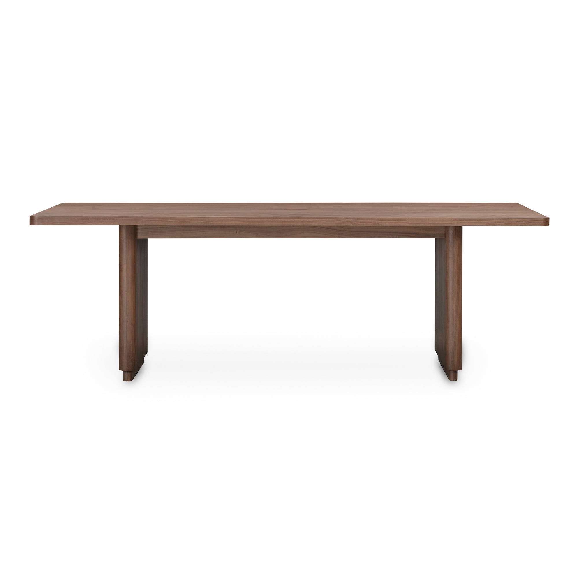 Round Off Small Dining Table Walnut Brown | Brown