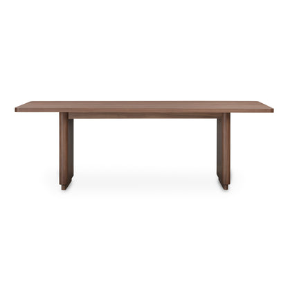 Round Off Small Dining Table Walnut Brown | Brown