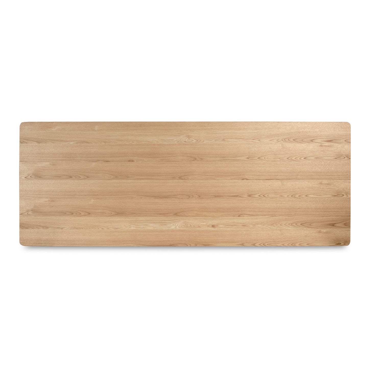 Round Off Large Dining Table Natural Oak by Moe's Home