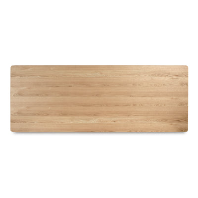 Round Off Large Dining Table Natural Oak by Moe's Home
