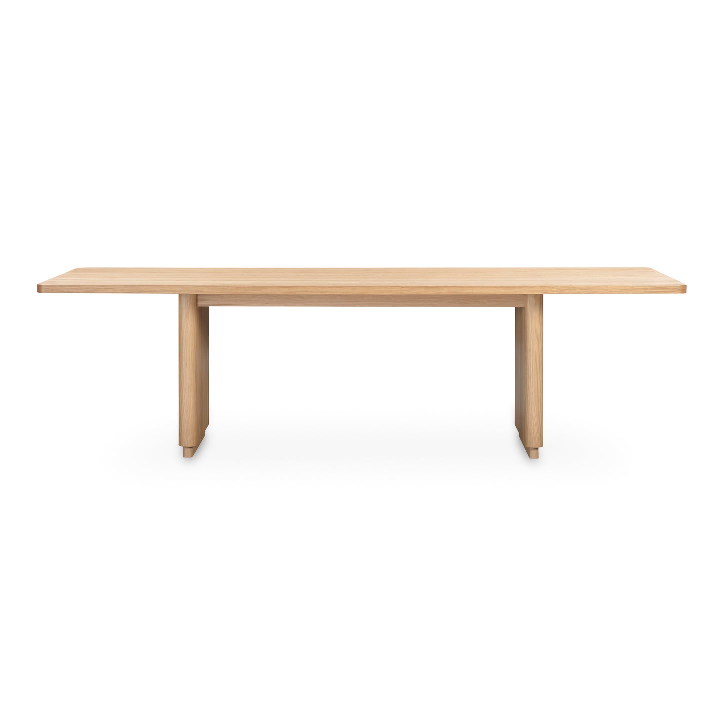 Round Off Large Dining Table Natural Oak | Natural