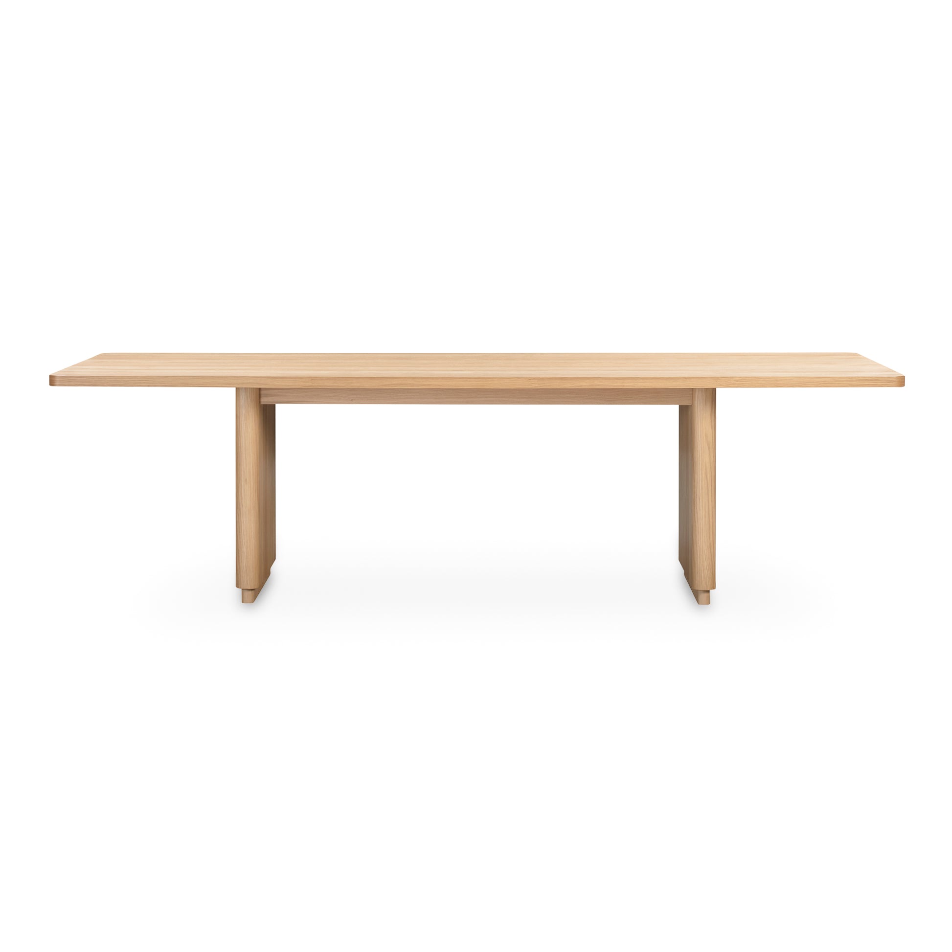 Round Off Large Dining Table Natural Oak | Natural