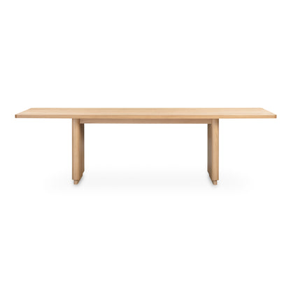 Round Off Large Dining Table Natural Oak | Natural