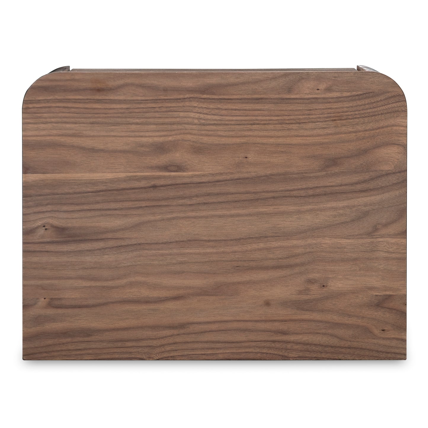 Round Off Tall Nightstand Walnut Brown by Moe's Home
