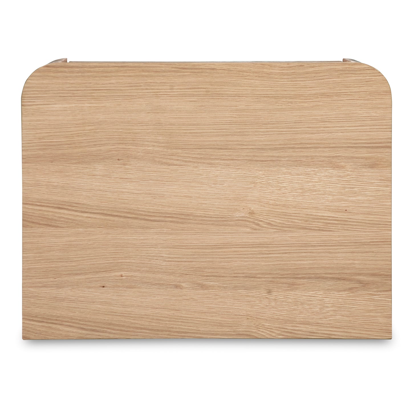 Round Off Tall Nightstand Natural Oak by Moe's Home