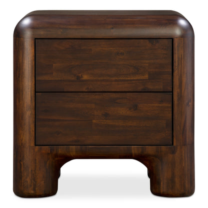 Rowan Nightstand Dark Brown | Brown