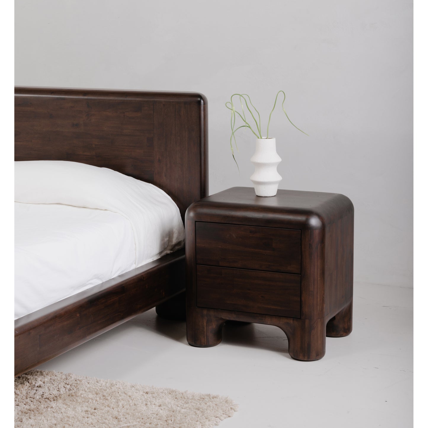 Rowan Nightstand Dark Brown by Moe's Home