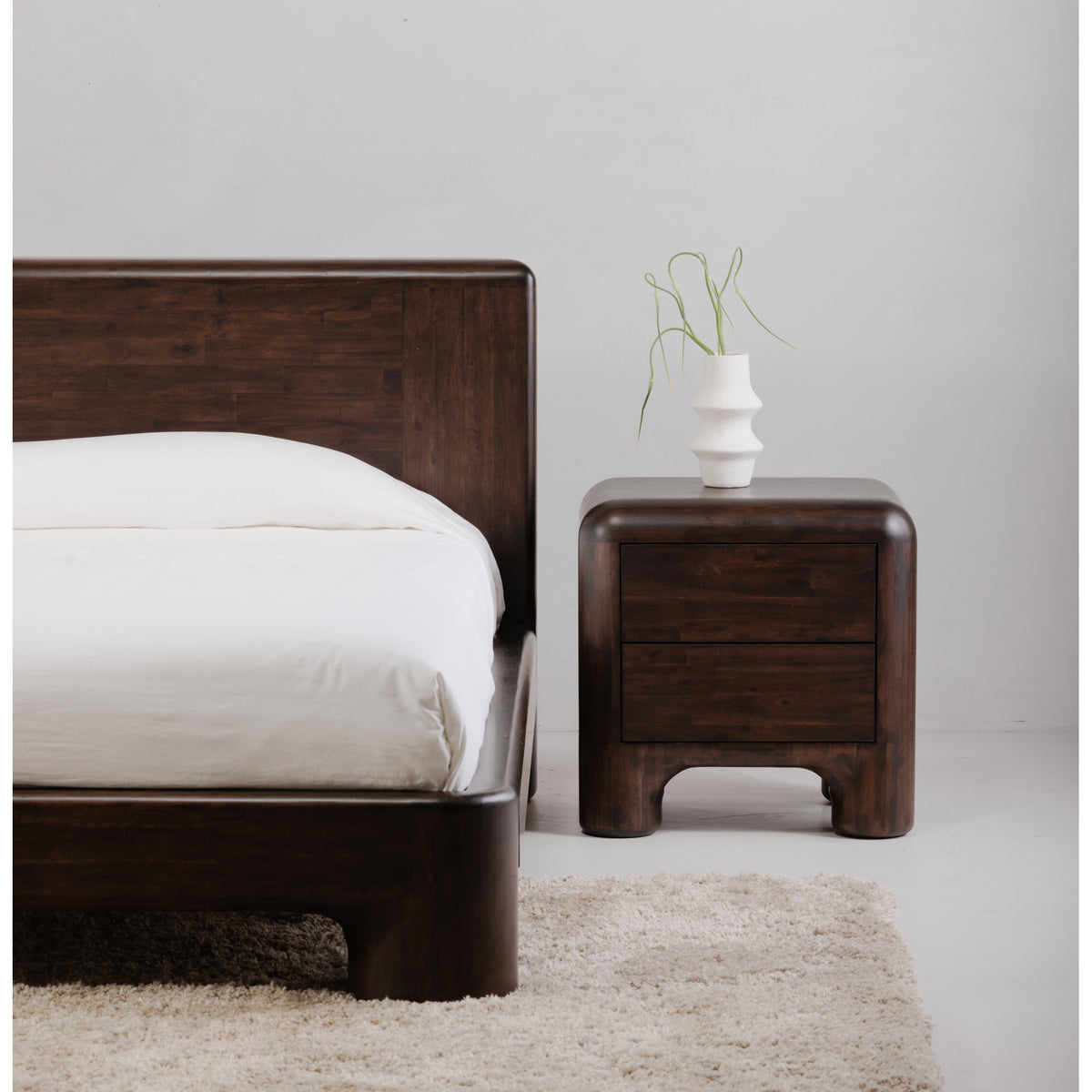 Rowan Nightstand Dark Brown by Moe's Home