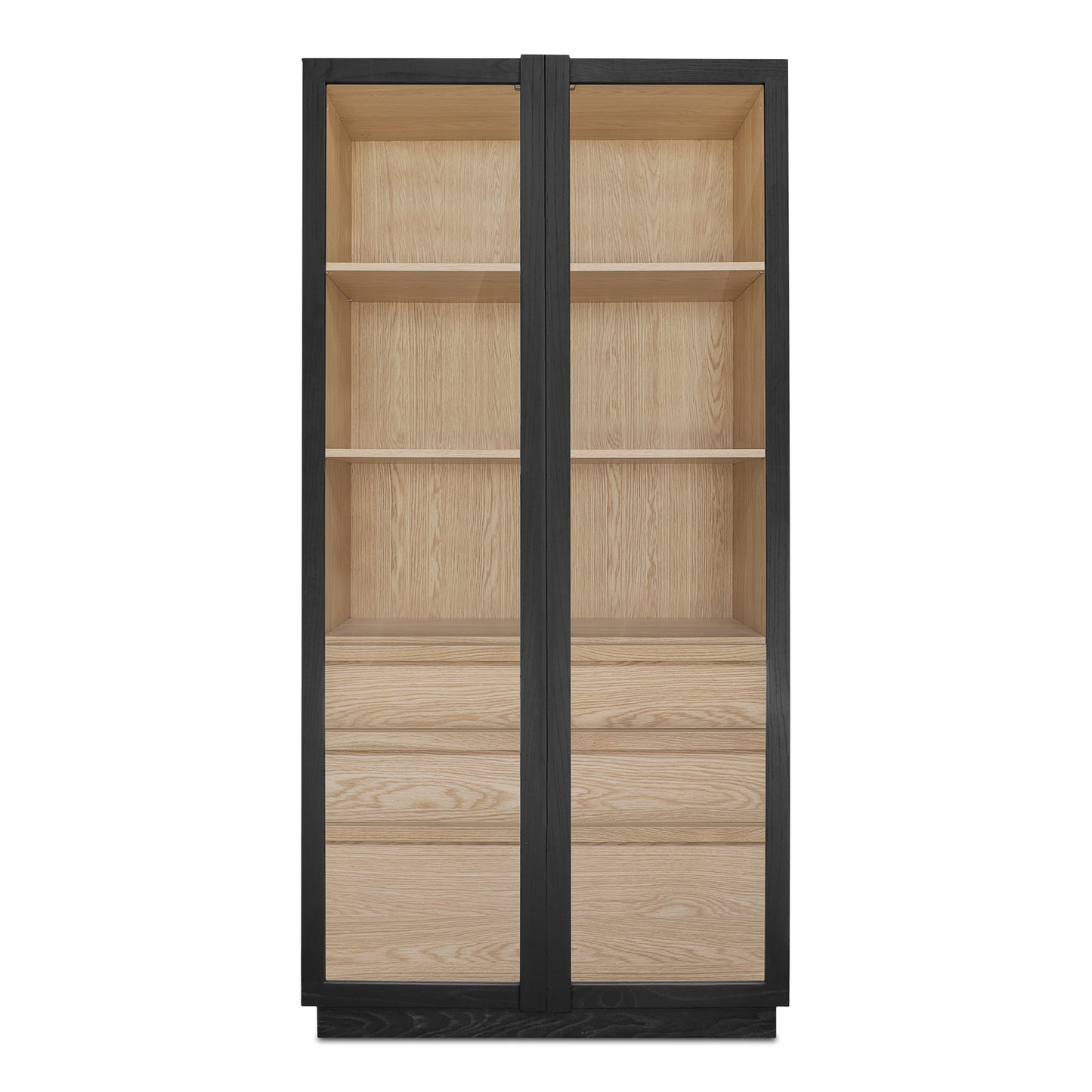 Charlotte Tall Cabinet Black | Multicolor