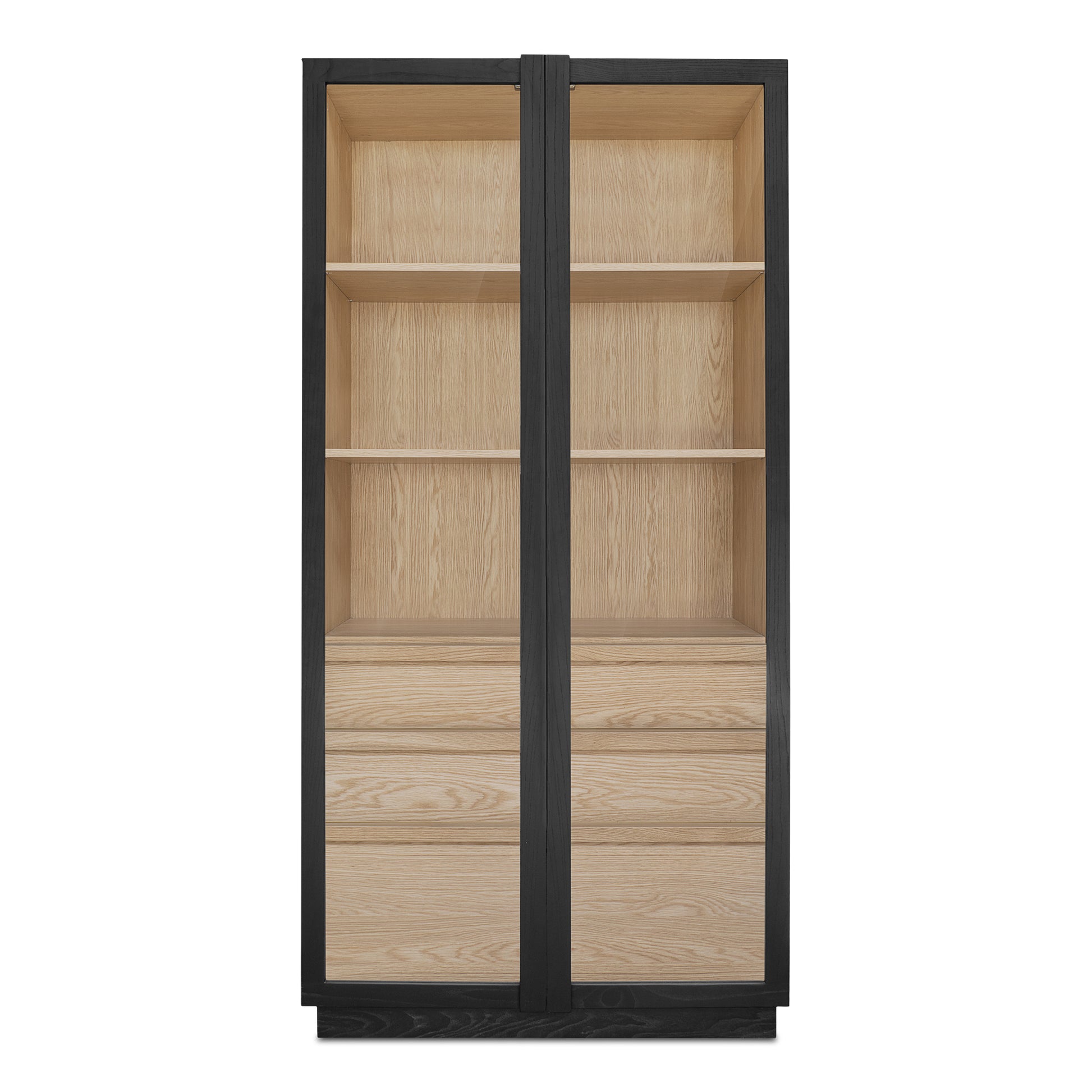 Charlotte Tall Cabinet Black | Multicolor