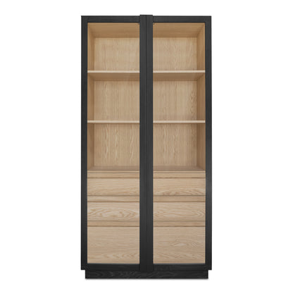 Charlotte Tall Cabinet Black | Multicolor