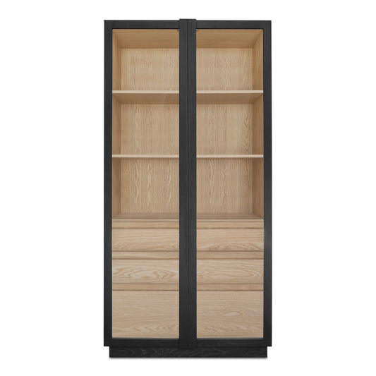 Charlotte Tall Cabinet Black | Multicolor