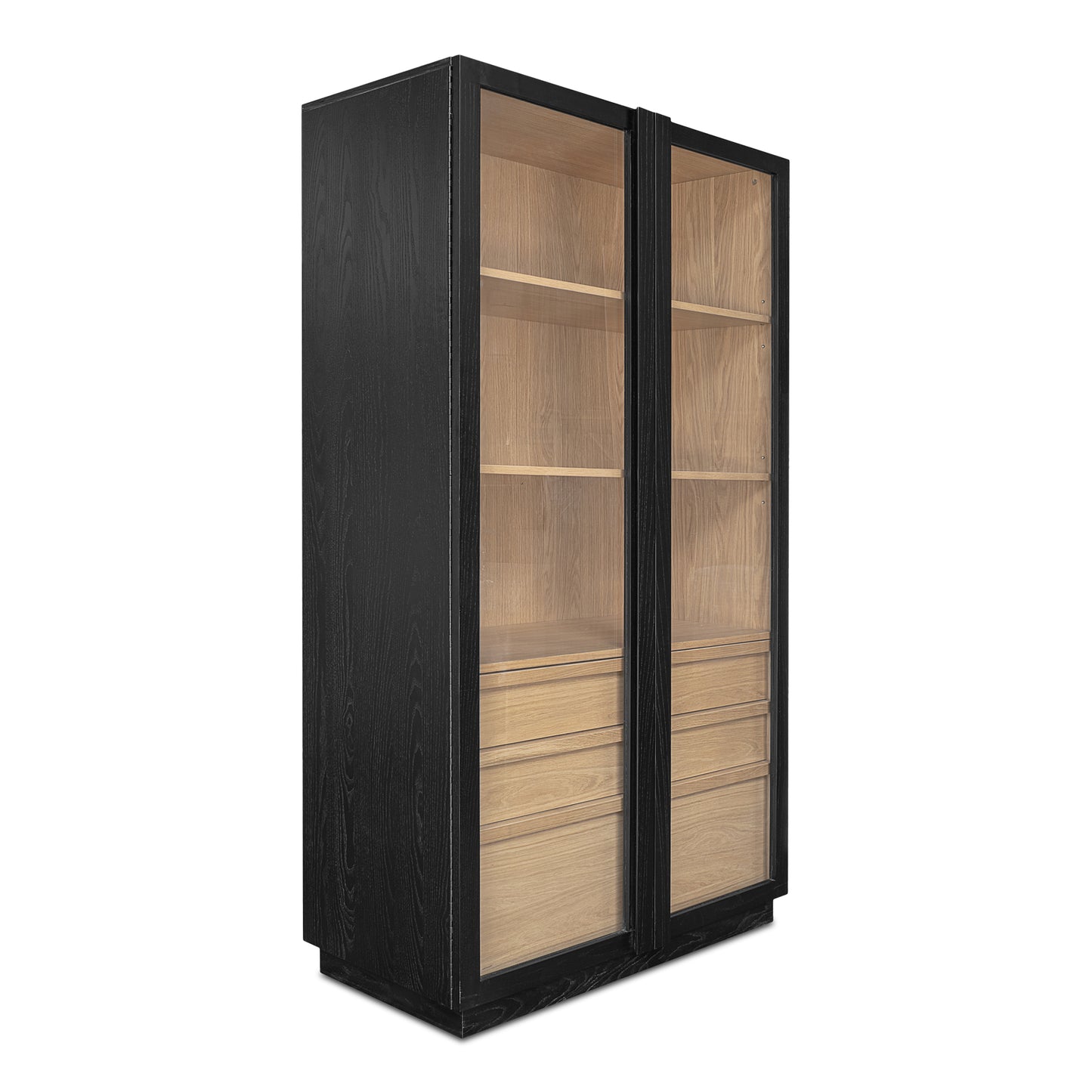 Charlotte Tall Cabinet Black by Moe's Home