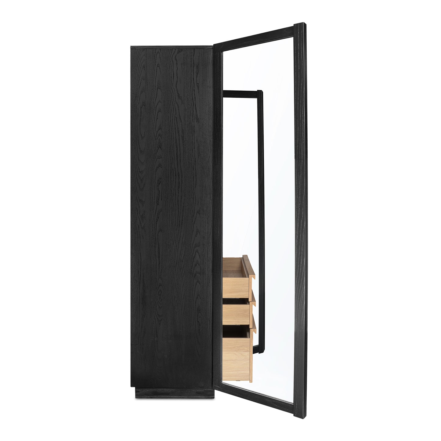 Charlotte Tall Cabinet Black by Moe's Home