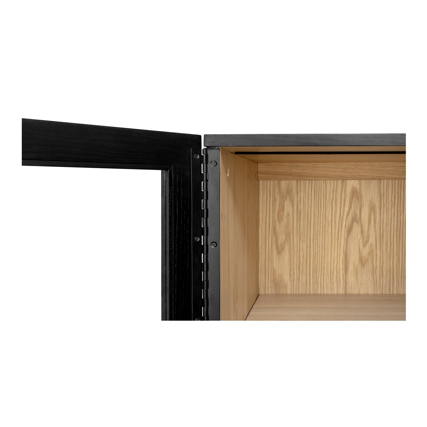 Charlotte Tall Cabinet Black by Moe's Home