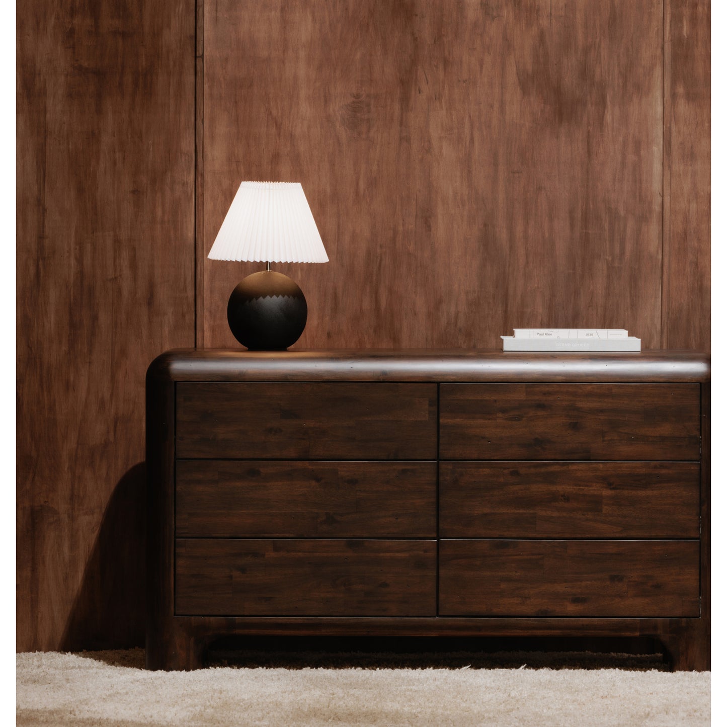 Tuve Table Lamp Black by Moe's Home