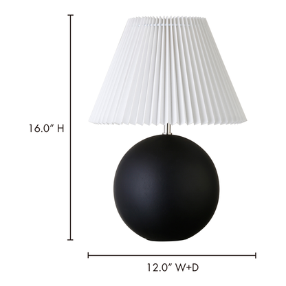 Tuve Table Lamp Black