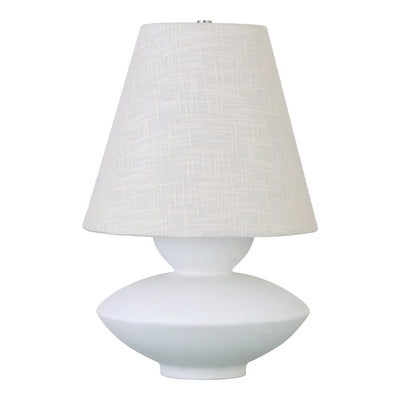 Dell Table Lamp Pearled White | White