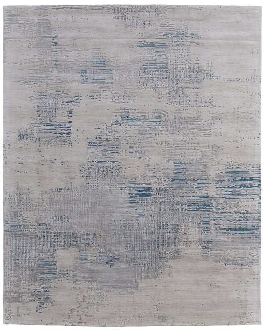 Zarah 8917F Light Blue Rug by Feizy
