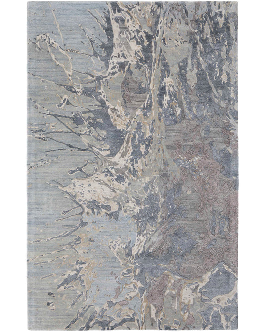 Zarah 8918F Blue/Charcoal Rug by Feizy