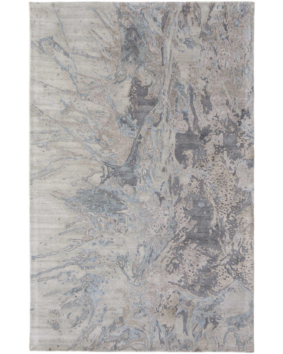 Zarah 8918F Blue/Charcoal Rug by Feizy