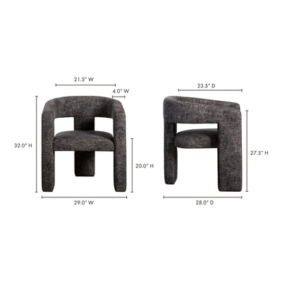 Elo Chair Black by Moe's Home