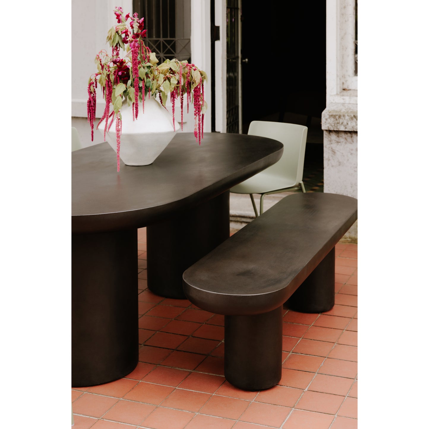 Rocca Dining Table Black by Moe's Home