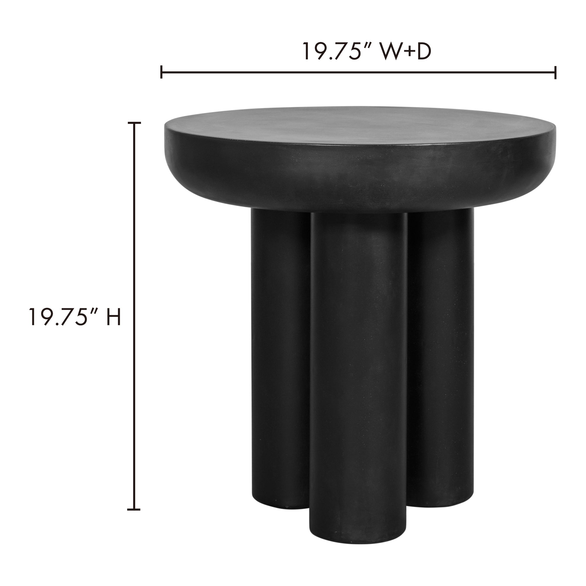 Rocca Side Table Black