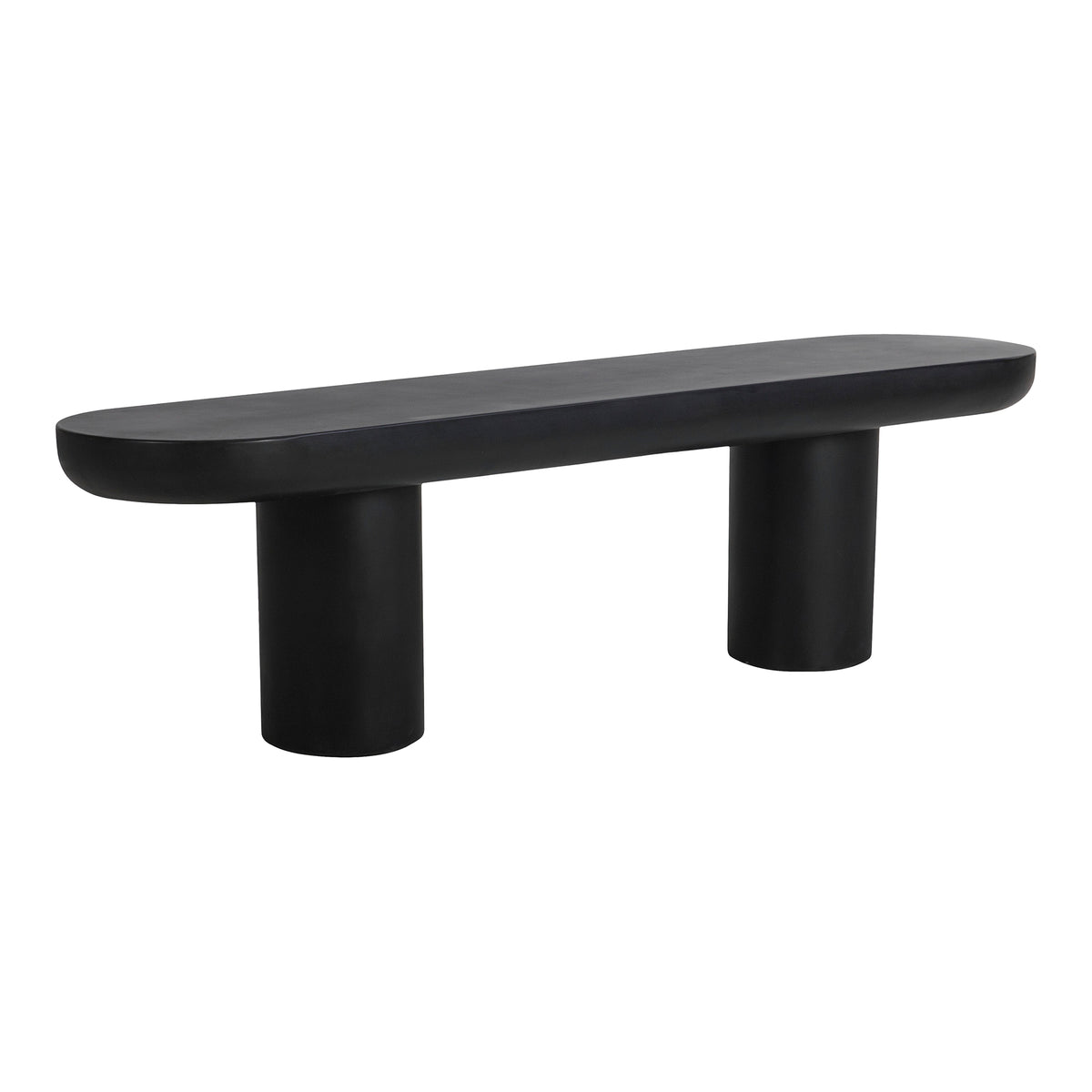Rocca Bench Black by Moe's Home