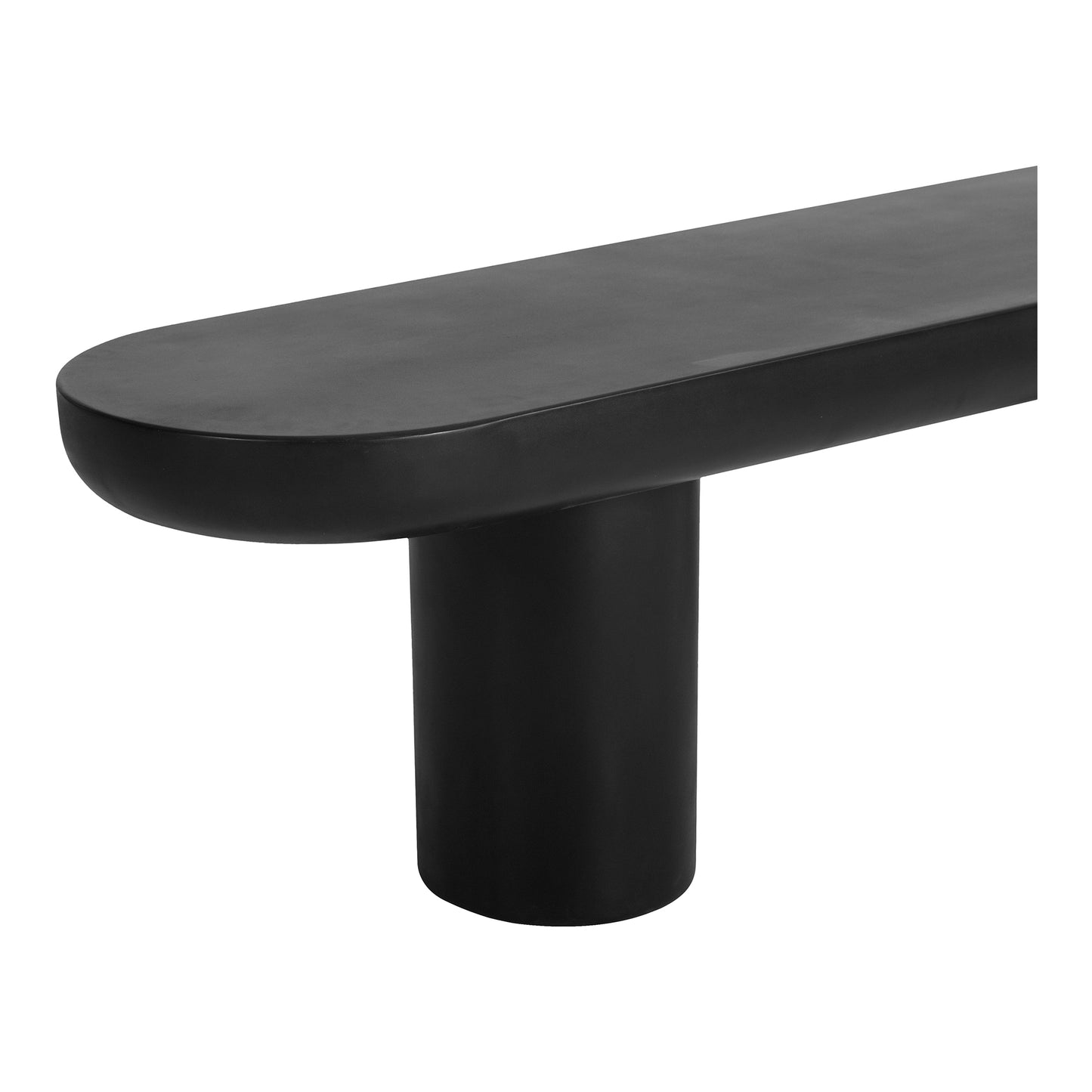 Rocca Bench Black by Moe's Home