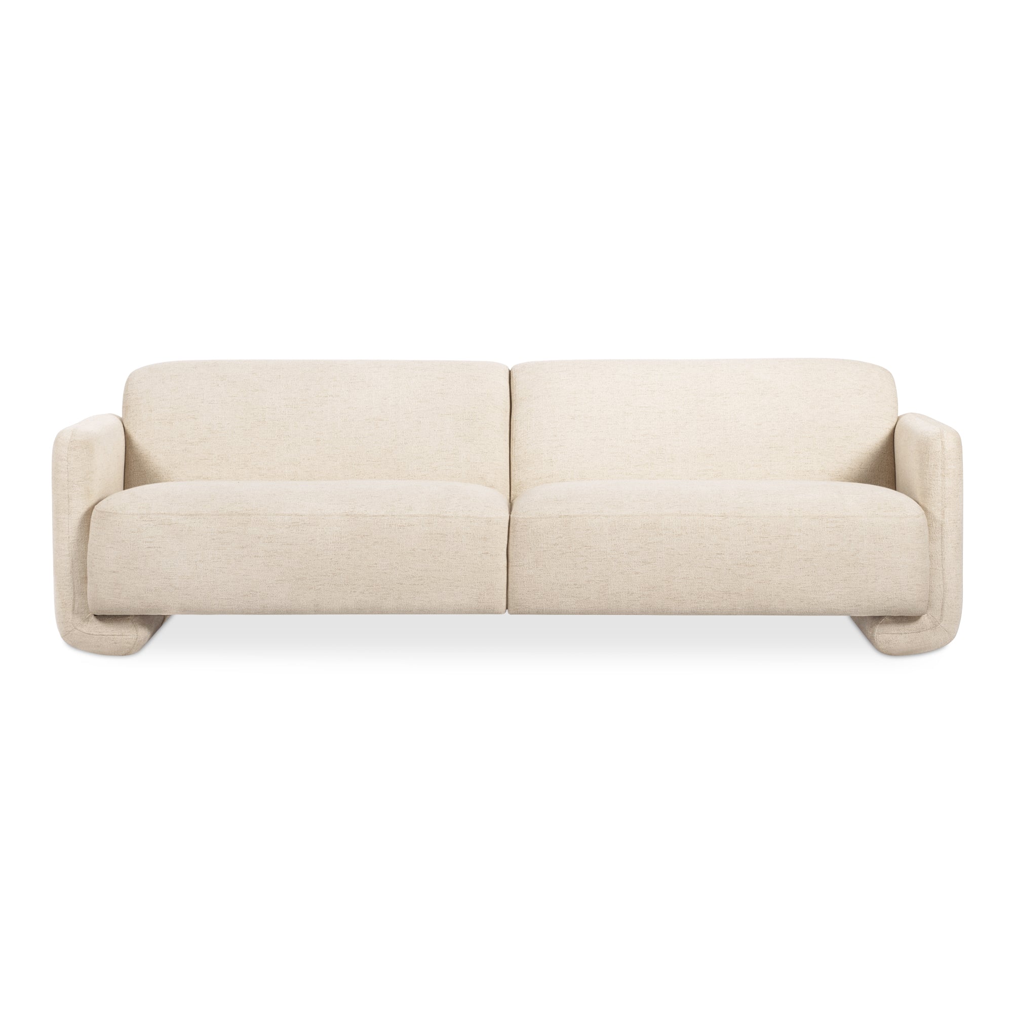 Fallon Sofa Flecked Ivory | White