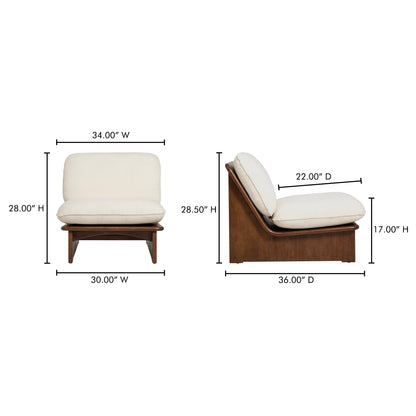 Edwin Accent Chair Cream